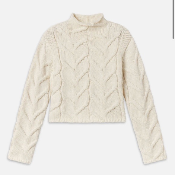 Frame Denim The Cable Funnel Sweater